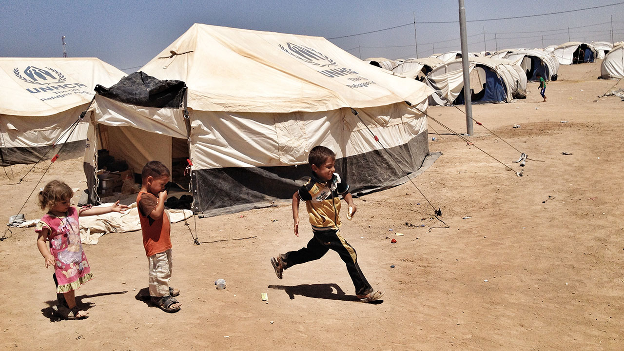 Children in Khazir camp, Iraq - Humanity & Inclusion
